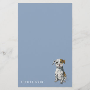 Papelería El perrito lindo del pitbull que dibuja el añad
