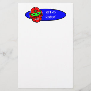 Papelería El robot retro dice