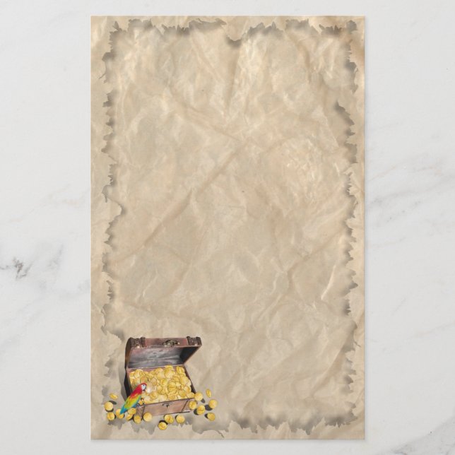 Papelería El tesoro del pirata (Anverso)