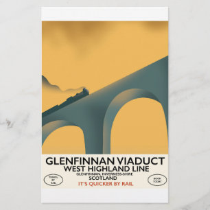 Papelería El Viaducto de Glenfinnan en Escocia.