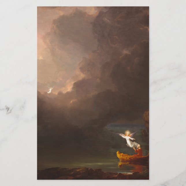 Papelería El viaje de la vida a la vejez Thomas Cole 1842 (Anverso)