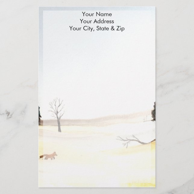 Papelería El zorro pequeño (Anverso)