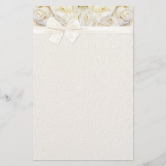 Papelería Elegancia de rosa blanca 2