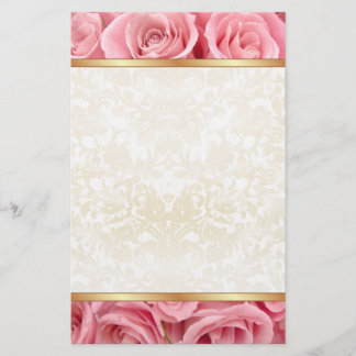 Papelería Elegancia rosa rosa