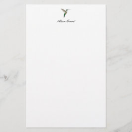 Papelería Elegant Hummingbird Notes