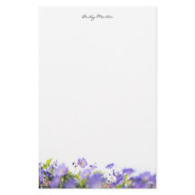 Elegant, minimal floral Personalized