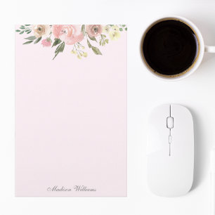 Papelería Elegante Boda de Rubor con flores de primavera