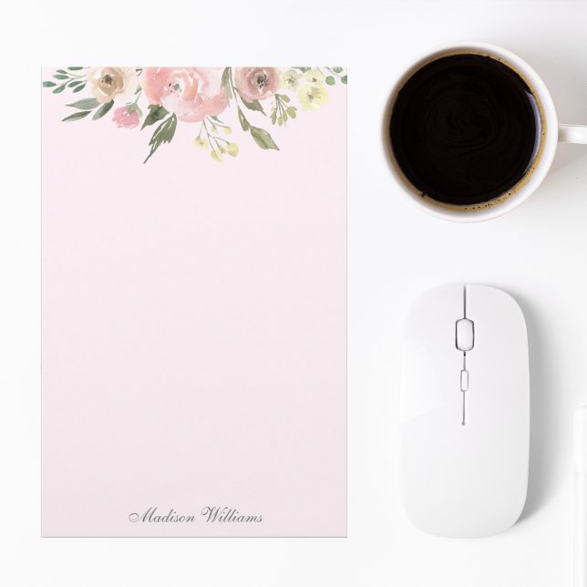 Papelería Elegante Boda de Rubor con flores de primavera (Subido por el creador)
