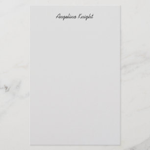 Papelería Elegante Estiloso Moderno Único Script de escritur