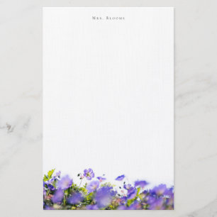 Papelería Elegante floral Personalizado