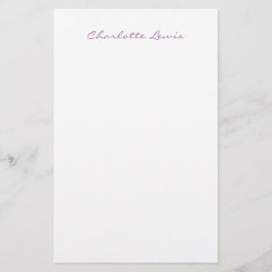 Papelería Elegante letra manuscrita moderna minimalista