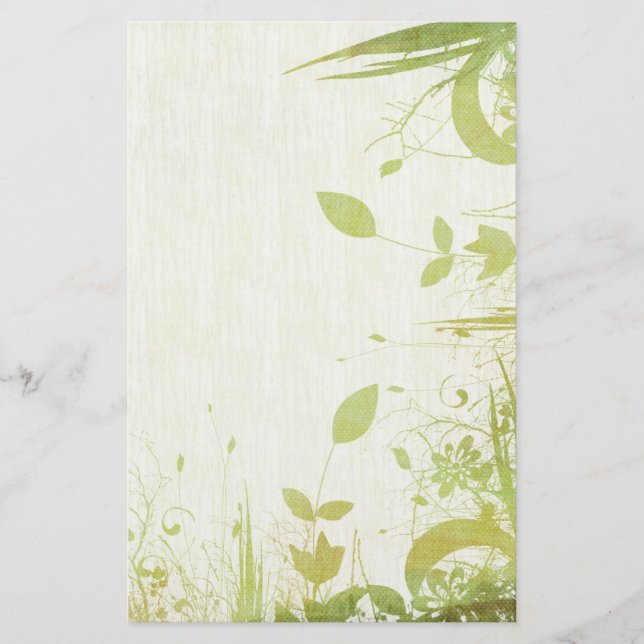 Papelería Elegante Naturaleza Temática Estacionalidad (Anverso)