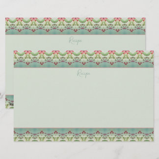 Papelería Elegante patrón floral recortado