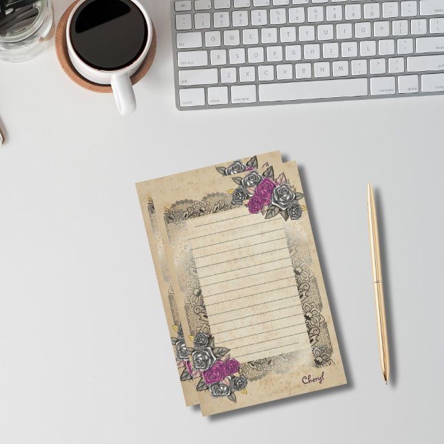 Papelería Elegante Rústico Sencillo Para Ella (Subido por el creador)