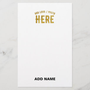 PAPELERÍA ELEGANTES PERSONALIZABLES BLANCOS MODERNOS VERIFIC