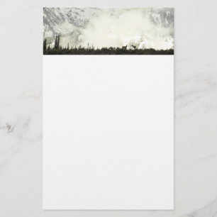 Papelería Elk en el Parque Nacional de Grand Teton
