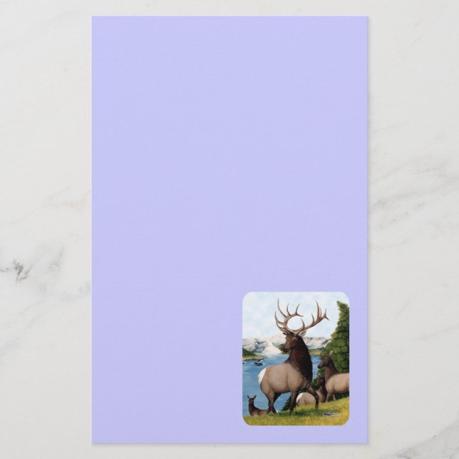 Papelería Elk Wapiti (Anverso)