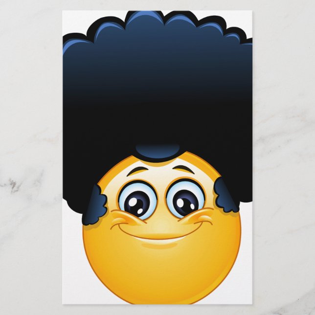 Papelería emoji afro (Anverso)