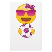 Emoji del jugador de fútbol para los chicas