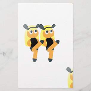 Papelería emoji gemela