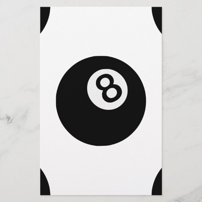 Papelería emoji ocho bolas (Anverso)