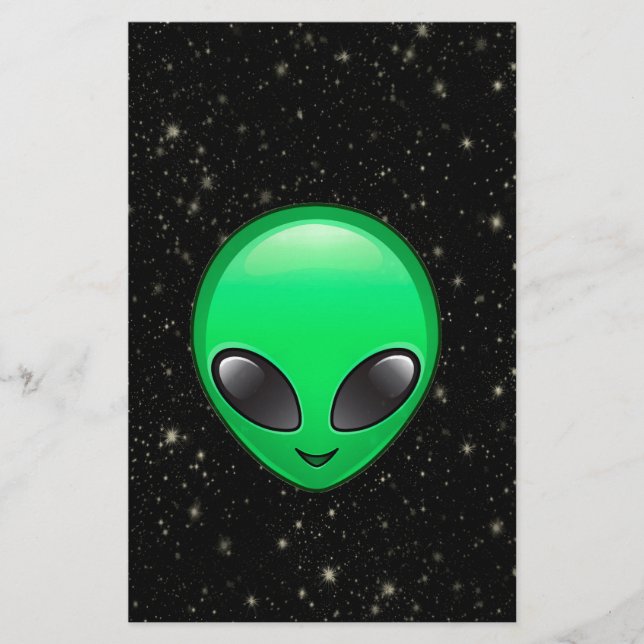 Papelería emojis alienígenas (Anverso)