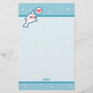 Papelería Empollón lindo Narwhal
