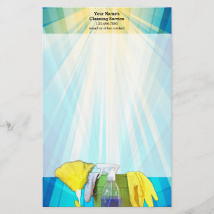 Papelería Empresa de servicio de limpieza de Personalizados