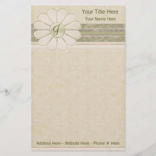 Papelería Empresa personalizado / Estacionamiento personal (Anverso)