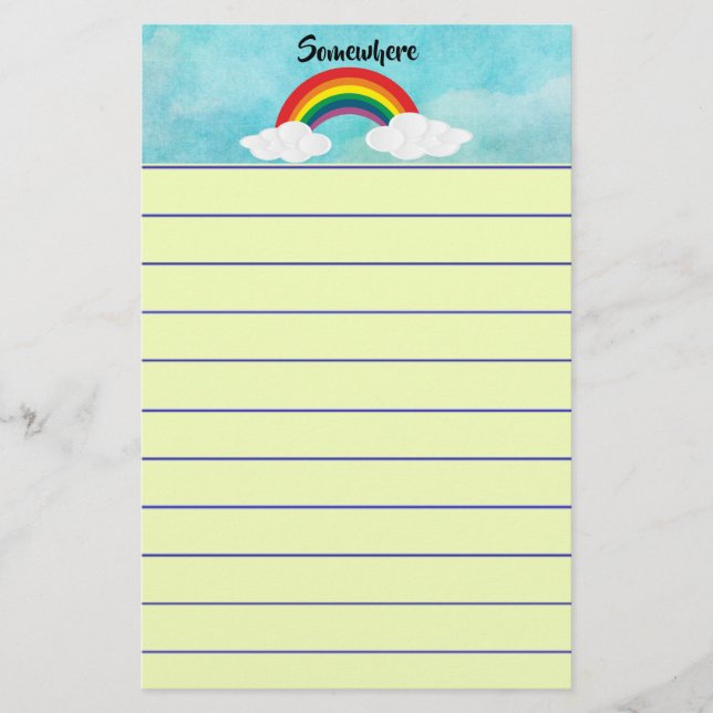 Papelería En algún lugar (Anverso)