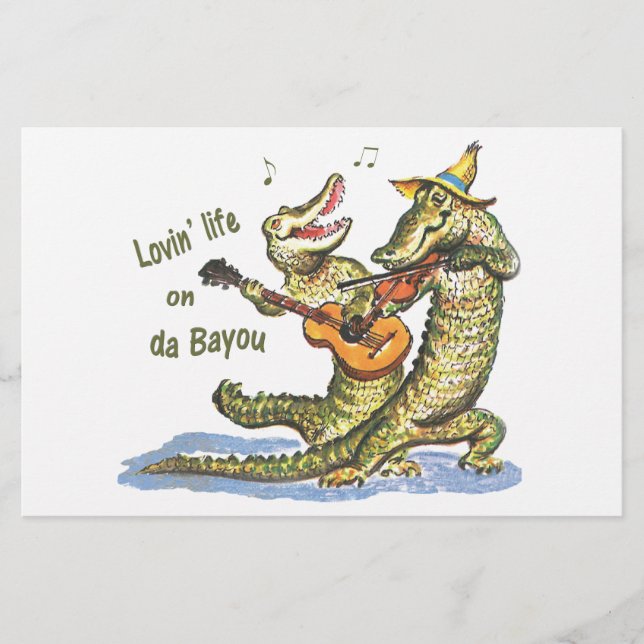 Papelería En da Bayou (Anverso)