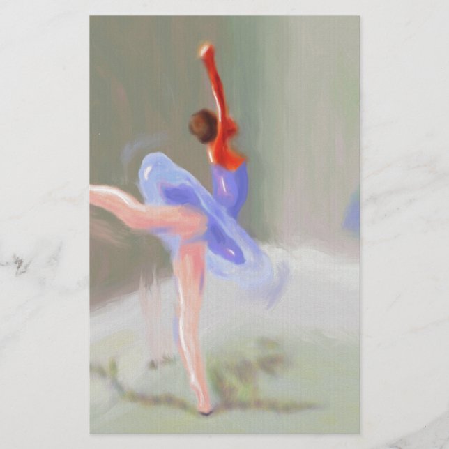 Papelería En el ballet (Anverso)