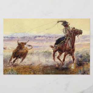 Papelería “En el estanque” de Charles M Russell