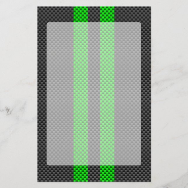 Papelería Énfasis en rayas de Carreras de estilo de fibra de (Anverso)