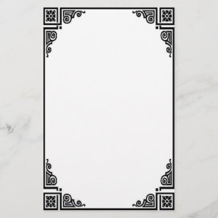 Papelería Enrejado del Victorian inmóvil