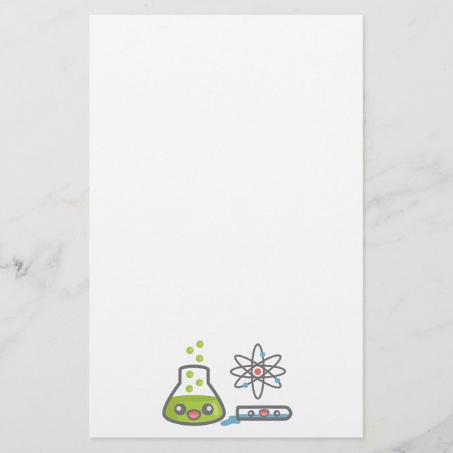 Papelería Equipo de ciencia lindo (Anverso)