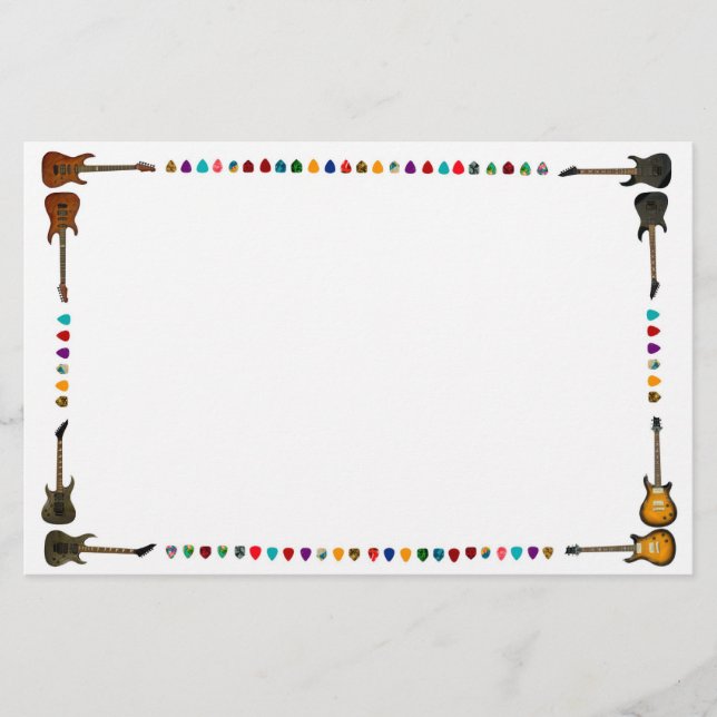 Papelería Equipo de la guitarra (Anverso)