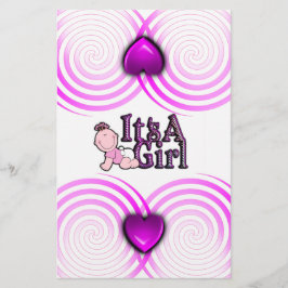 Papelería Es un Chica chequeado texto con un envoltorio de b