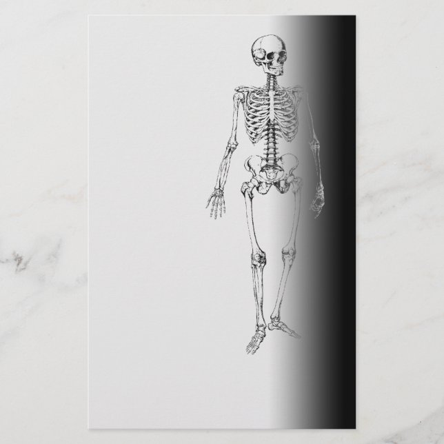 Papelería Esbozo Gótico de horror Halloween asustado (Anverso)