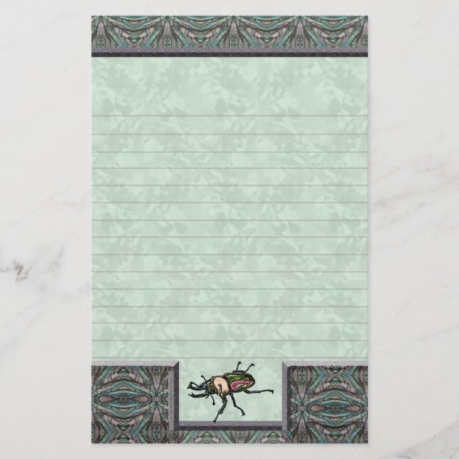 Papelería Escarabajo de Rainbow Stag (Anverso)