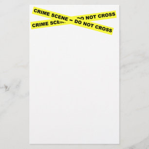 Papelería Escena del crimen - no cruce