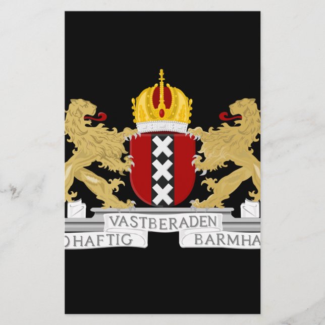 Papelería Escudo de Amsterdam (Anverso)