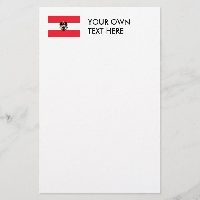 Papelería Escudo de armas de Austria (Anverso)