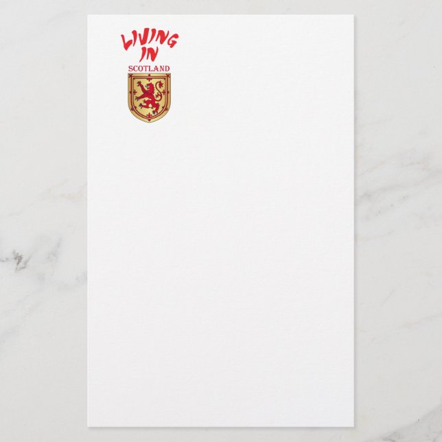 Papelería Escudo de armas de Escocia (Anverso)