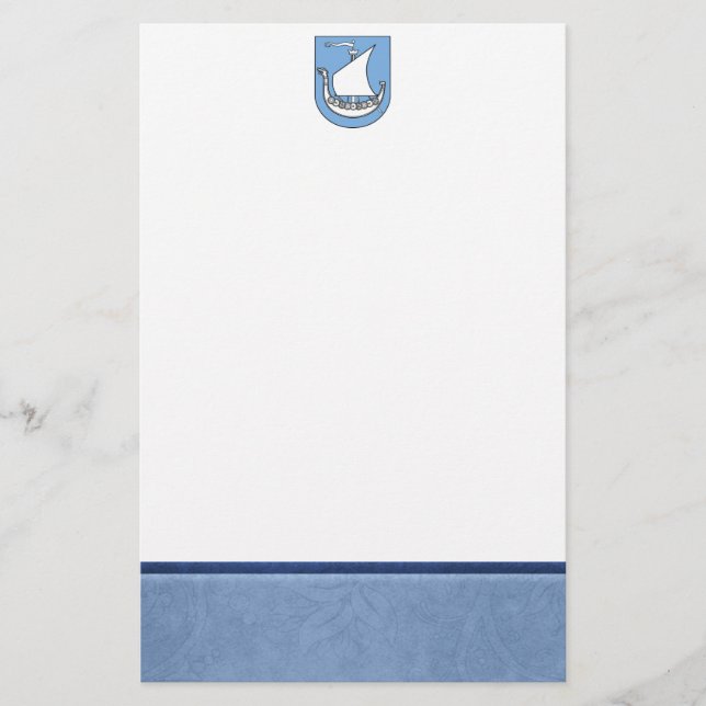 Papelería Escudo de armas de la nave de Viking (Anverso)