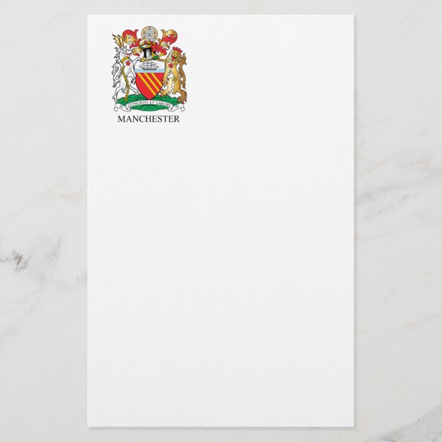 Papelería Escudo de armas de Manchester (Anverso)