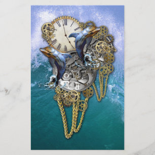 Papelería Escultura Time-Peace de Steampunk-Art