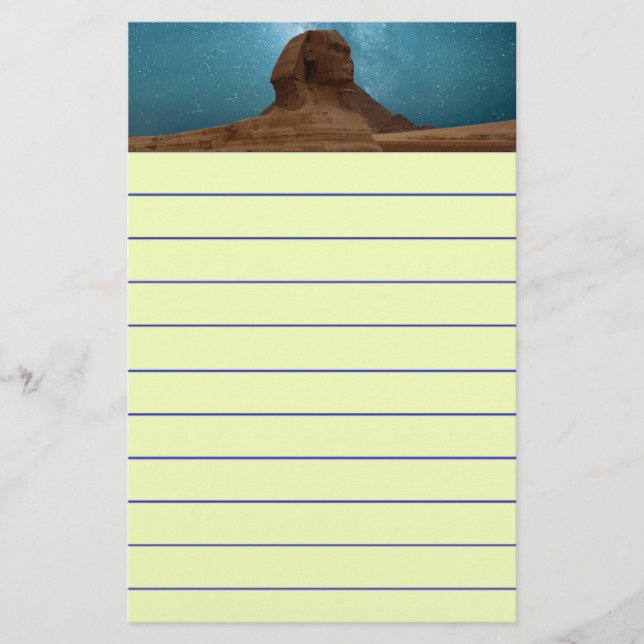 Papelería Esfinge: Egipto (Anverso)