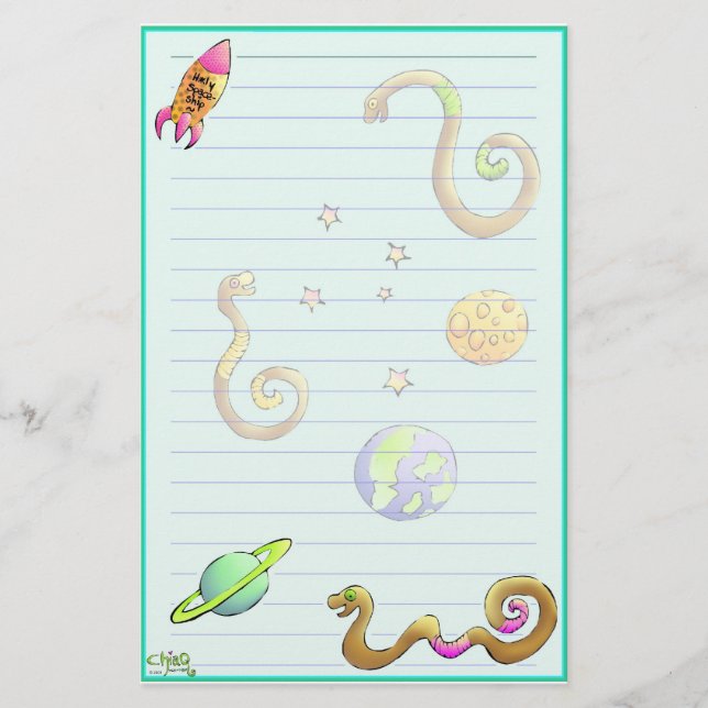 Papelería Espacio Woims Stationery~ (Anverso)