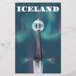 Papelería Espada medieval islandesa